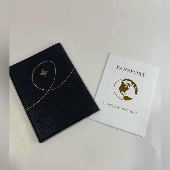 Anthropologie Home Anthropologie Luna Passport Holder Citizen of the World. NWOT - Picture 2 of 7